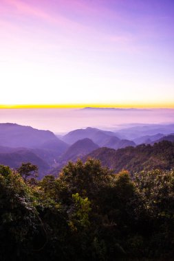 Mon Sone bakış açısıyla gün doğumu, Tayland.