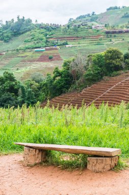 Tayland 'ın Chiangmai bölgesindeki Mon Cham bakış açısı.