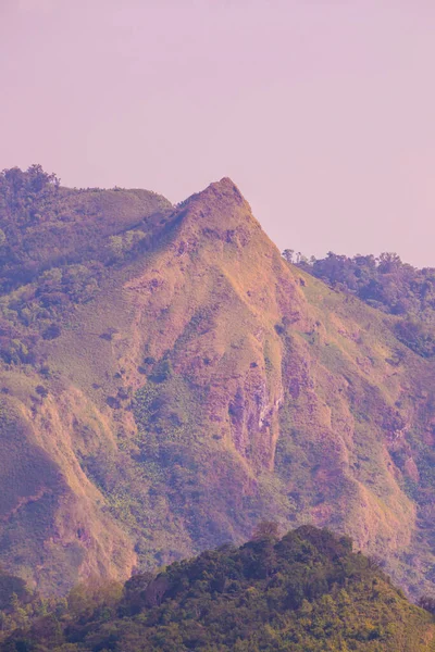 Vista Sulle Montagne Presso Phu Chi View Point Nella Provincia — Foto Stock