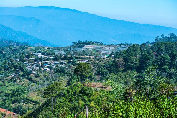 Mountain View Vid Ban Nor Lae Operations Base Thailand — Stockfoto