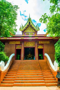 Zümrüt Buddha Kilisesi Chiang Rai Eyaleti, Tayland.