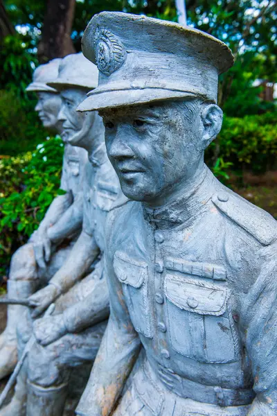 Old Soldier Statue Thailand — Stock Photo, Image