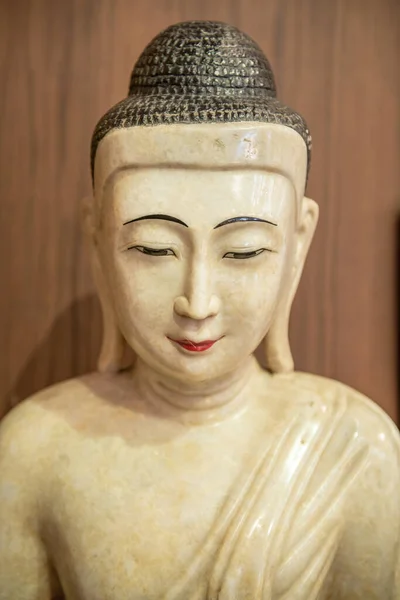 Antico Buddha Bianco Thailandia — Foto Stock