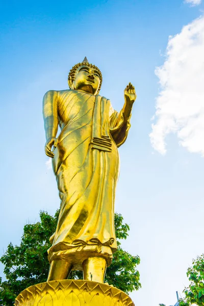 Statue Bouddha Marchant Temple Phra Khao Noi Thaïlande — Photo