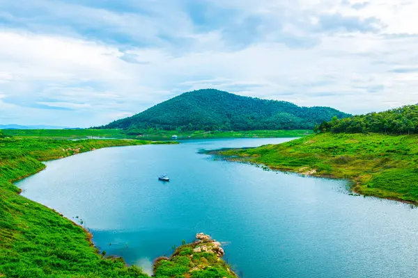泰国Mae Kuang Udom Thara大坝景观图 — 图库照片