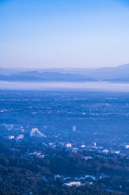 Chiang Mai city with morning sky, Thailand.