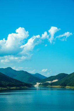 Mountain with Mae Kuang Udom Thara dam, Thailand