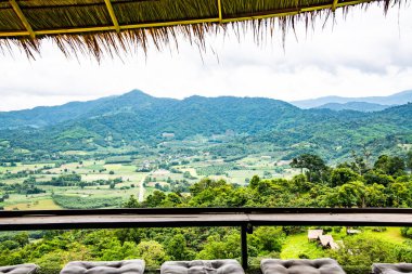 Phayao, Tayland 'daki Phu Langka bakış açısı.