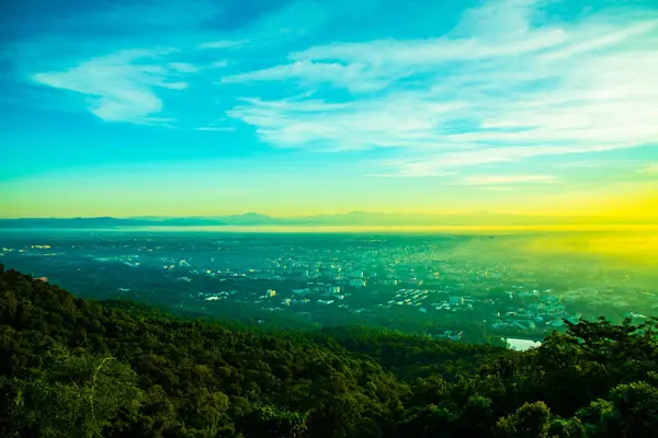 Chiang Mai Ciudad Con Cielo Mañana Tailandia —  Fotos de Stock