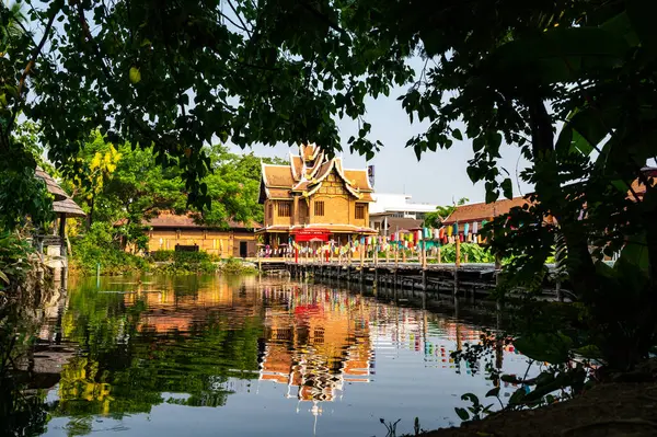 Chiang Mai Thailand April 2020 Jedlin Temple Chiang Mai Province — Stockfoto