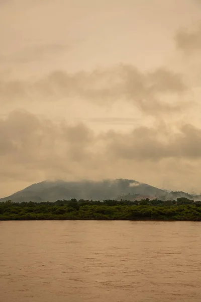 Vista Natural Rio Mekong Tailândia — Fotografia de Stock