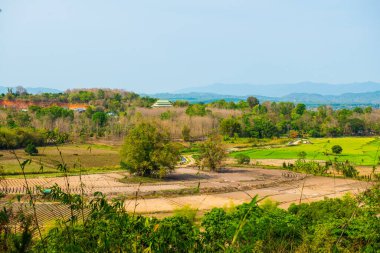 Chiang Rai, Tayland 'daki Mae Khachan manzarası.