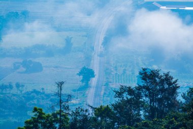 Phu Langka Ulusal Parkı, Tayland Güzel Dağ Manzarası.