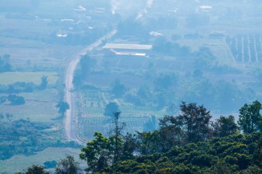 Phu Langka Ulusal Parkı, Tayland Güzel Dağ Manzarası.