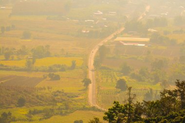 Phu Langka Ulusal Parkı, Tayland Güzel Dağ Manzarası.