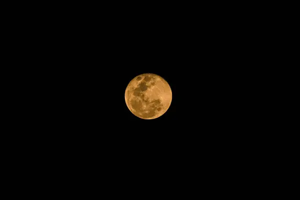 Super Lune Avec Fond Sombre Thaïlande — Photo