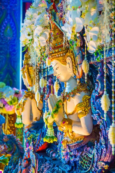 Estatua Ángel Estilo Tailandés Templo Tailandia —  Fotos de Stock