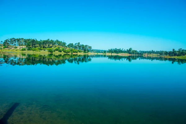 Vista Lago Província Chiangmai Tailândia — Fotografia de Stock