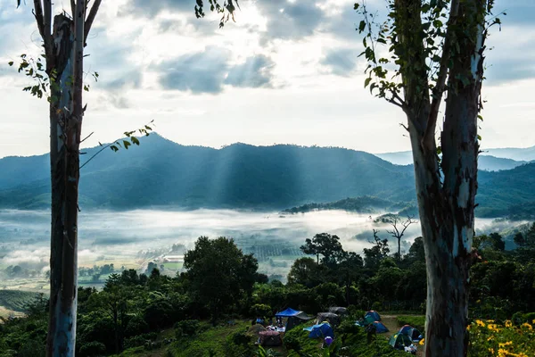 Phu Langka Ulusal Parkı, Tayland Güzel Dağ Manzarası.