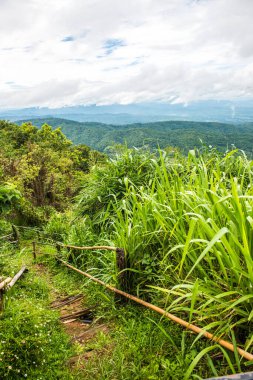 Mon Jam 'in Tayland' daki dağ manzarası.