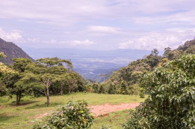 Tayland 'ın Chiangmai bölgesindeki dağ manzarası..