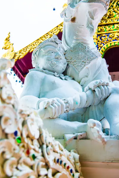 Thailändische Riesenstatue Darabhirom Waldkloster Thailand — Stockfoto