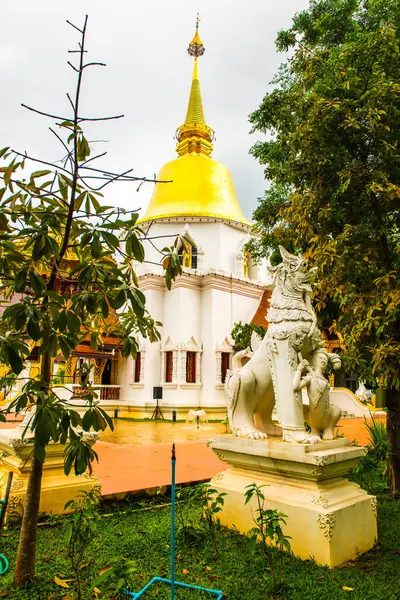 Красивая Пагода Лесном Монастыре Дарабхиром Таиланд — стоковое фото