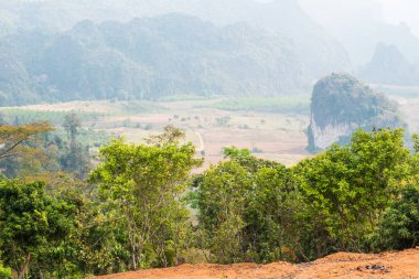 Phu Langka Ulusal Parkı, Tayland Güzel Manzarası.