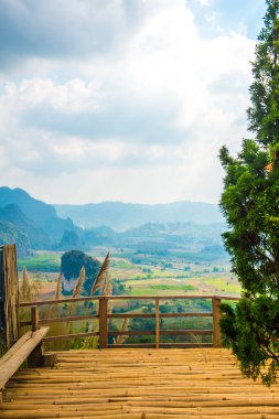 Phu Langka Ulusal Parkı, Tayland Güzel Manzarası.