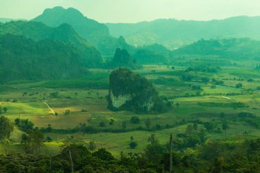 Phu Langka Ulusal Parkı, Tayland Güzel Manzarası.