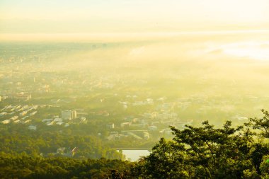 Chiang Mai city with morning sky, Thailand.