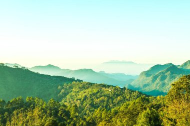 Mon Sone bakış açısıyla gün doğumu, Tayland.