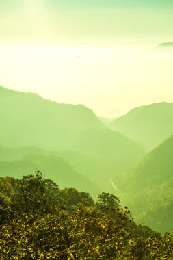 Mon Sone bakış açısıyla gün doğumu, Tayland.
