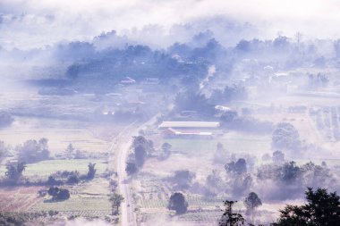 Phu Langka Ulusal Parkı, Tayland Güzel Dağ Manzarası.