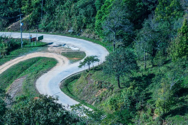 Дорога Дой Пха Танг Провинции Чианграй Таиланд — стоковое фото