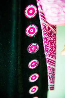 Geleneksel el yapımı tepe kabilesi, Tayland.