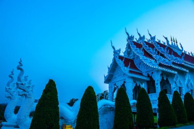 Huay Pla Kang tapınağındaki güzel kilise, Tayland.