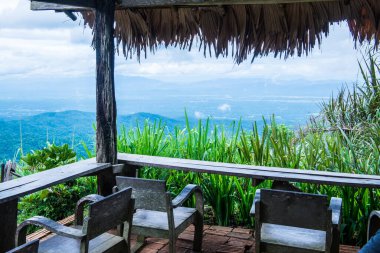 Mon Jam manzaralı dinlenme alanı, Tayland.