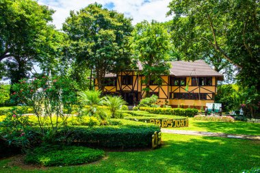 Chiangrai Provinc, Tayland 'da askeri müzeyle park et..