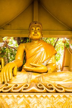 Chiang Rai ilindeki Buda Rattana Mengrai Heykeli, Tayland.