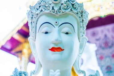 Tayland 'ın Chiangmai eyaletindeki Darabhirom Ormanı Manastırı' nda güzel bir kalıp sanatı..