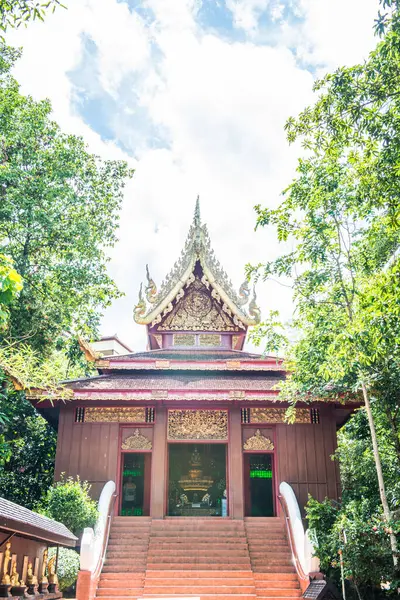 Iglesia Del Buda Esmeralda Provincia Chiang Rai Tailandia —  Fotos de Stock