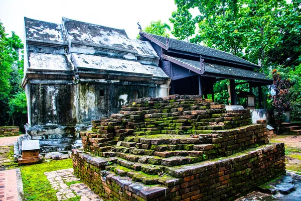Starożytny Tajski Kościół Phra Świątynia Khao Tajlandia — Zdjęcie stockowe