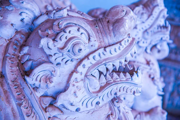 Vacker Gjutning Konst Ming Muang Tempel Nan Provinsen Thailand — Stockfoto