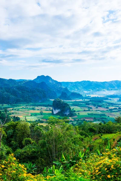 Phu Langka Ulusal Parkı, Tayland Güzel Dağ Manzarası.