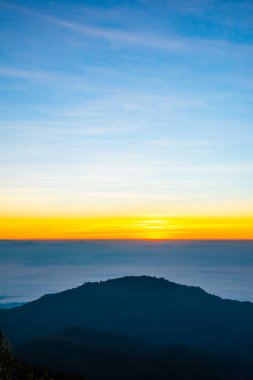 Mon Sone bakış açısıyla gün doğumu, Tayland.