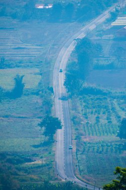 Phu Langka Ulusal Parkı, Tayland Güzel Dağ Manzarası.