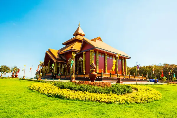 Belle Église Thaïlandaise Prayodkhunpol Wiang Kalong Temple Thaïlande — Photo
