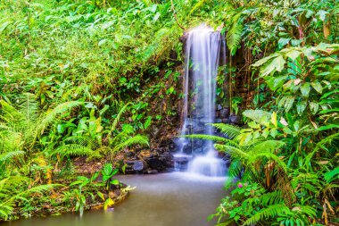Tayland 'ın Chiang Rai eyaletindeki Khunkorn şelalesinde küçük bir şelale..