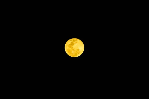 Super Księżyc Ciemnym Tłem Tajlandia — Zdjęcie stockowe